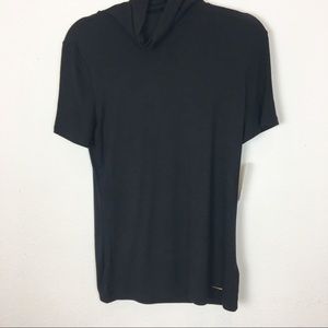 Michael KORS medium black ribbed sweater NWT A1